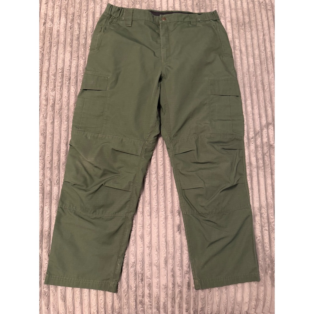 Vertx Mens Tactical Cargo Pants OD Green Ripstop VTX1000 36x30